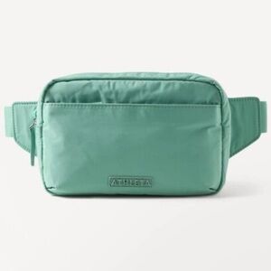 Athleta All About Large Canvas Belt Bag Juniper Green NEW